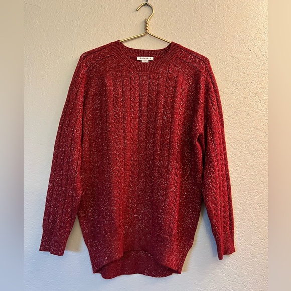 NWOT Athleta Sparkle Crossroads Crew Sweater - Picture 7 of 13